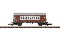 Märklin 80334 - Z - Gedeckter Güterwagen Telefunken Jahreswagen 2024, Ep. IV - Insider-Club Modell